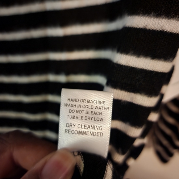 Hye Park and Lune Stripe Black White Dress Size 1/S NWT - Picture 12 of 12